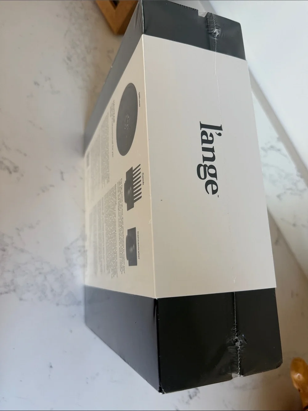 L'ange HauteAir Digital Professional Hair Dryer in black NWT